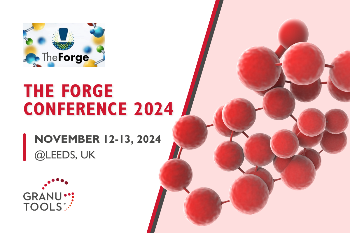 banner of Granutools to share that Granutools will attend The Forge 2024 from November 12 to 13 in Leeds, UK